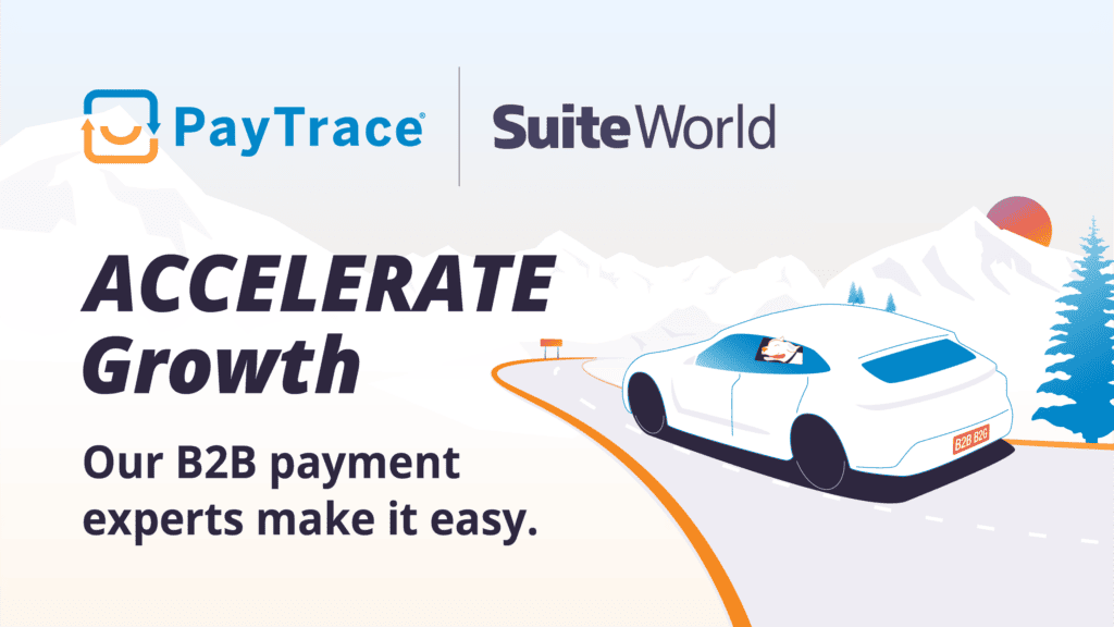 SuiteWorld flyer - Meet up with PayTrace at October’s SuiteWorld in Vegas